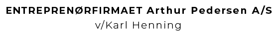 ENTREPRENØRFIRMAET ARTHUR PEDERSEN A/S logo