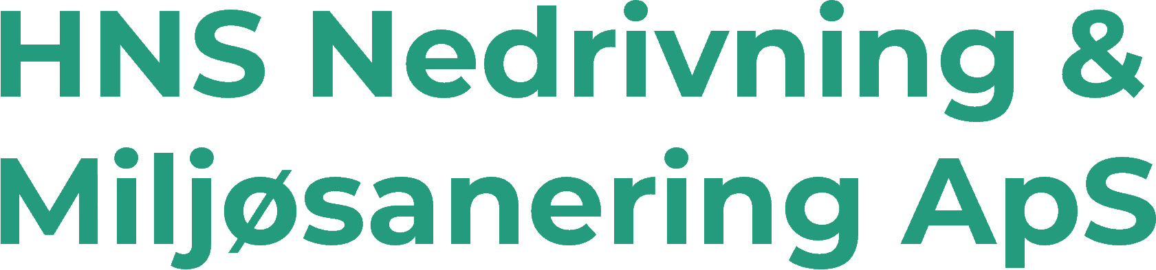 HNS Nedrivning ApS logo