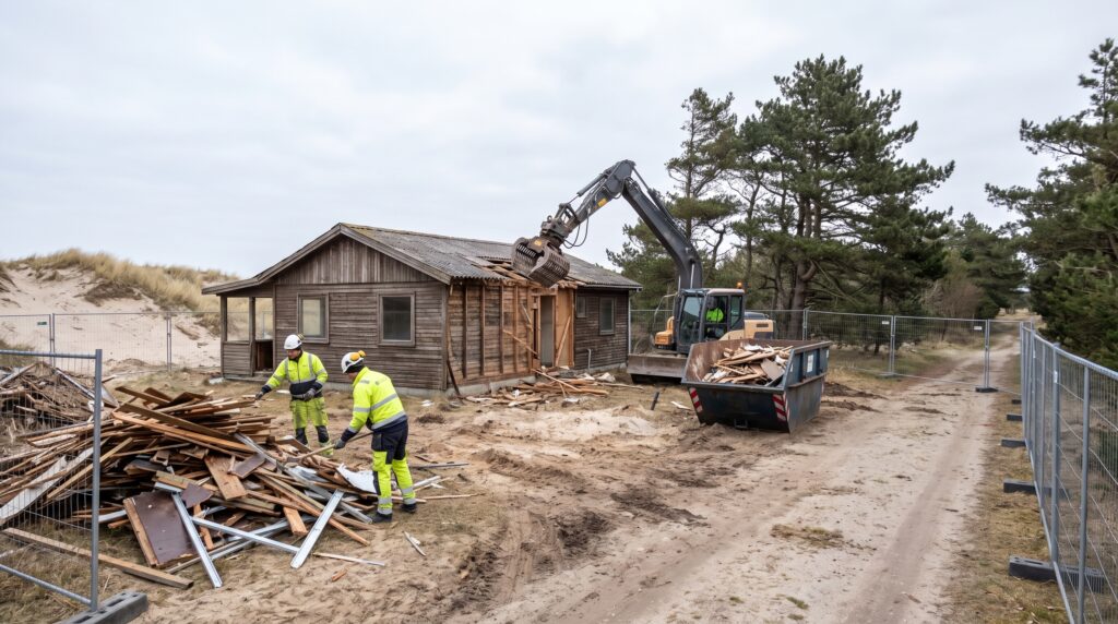 Nedrivning af sommerhus på dansk grund med fokus på proces og planlægning