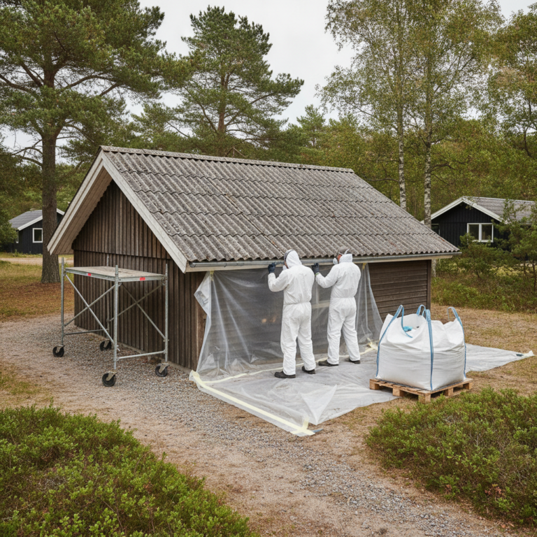 Asbesttag på sommerhus eller kolonihavehus: foreningsregler, adgang og nyt tag