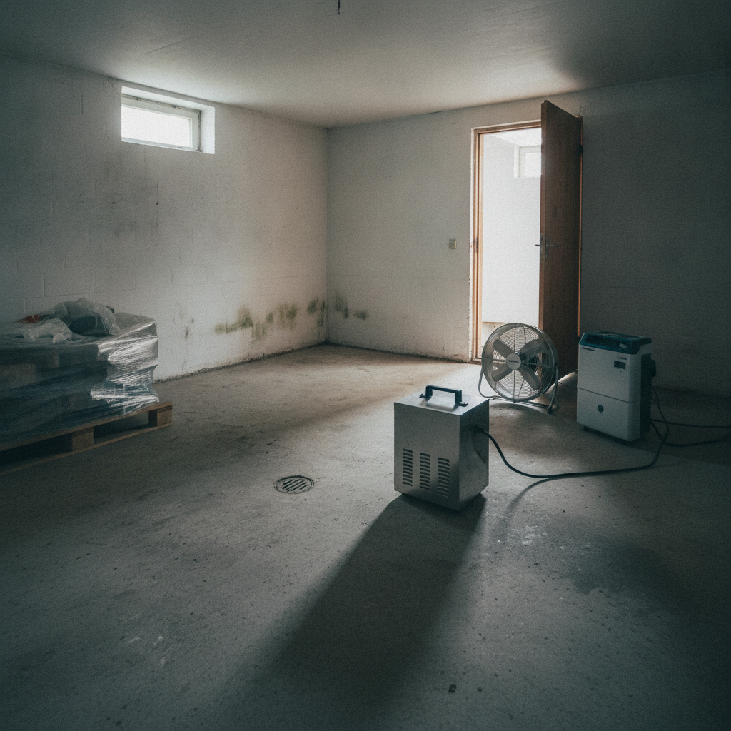 skimmelsanering, ozonbehandling, ozongenerator, indeklima, lugtsanering, muglugt, kælderlugt, fugt, affugtning, ventilation, udluftning, sikkerhed, indendørs, kælder, parcelhus, murværk, beton, vandskade, renovering, professionel, dokumentation, pris, tilbud, hus, bolig, håndværker