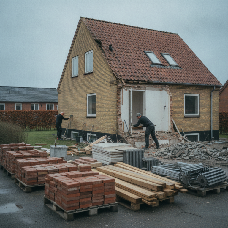 Selektiv nedrivning: krav, proces og dokumentation